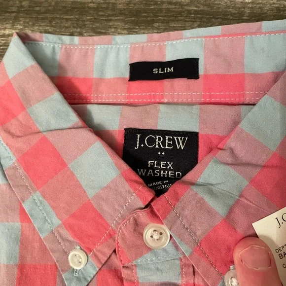 J. Crew Plaid Button Down NWT - Picture 2 of 3